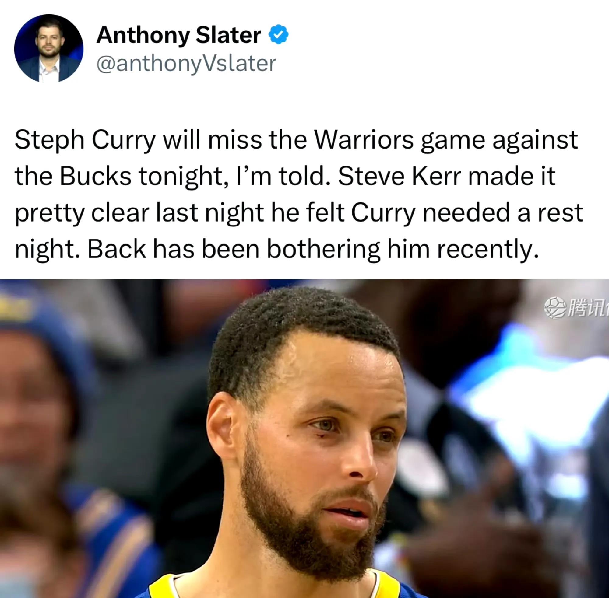 勇士再遭失利，库里状态堪忧