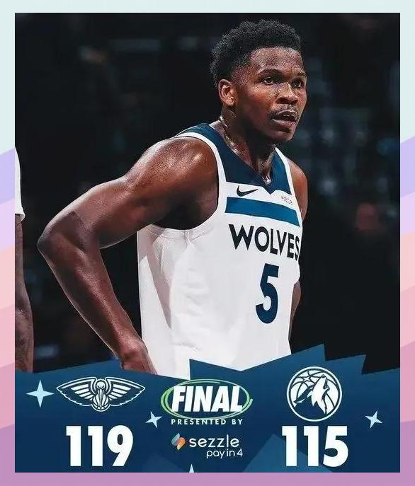 森林狼负于勇士遭遇两连败